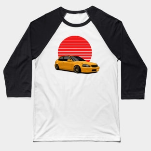 Honda Civic Baseball T-Shirt